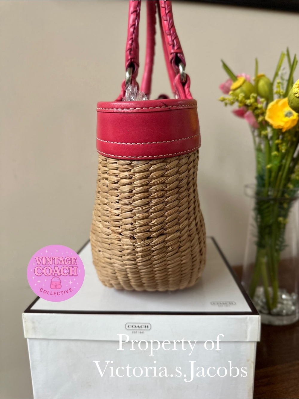 Coach butterfly basket (2/2) - Picture 2 of 11